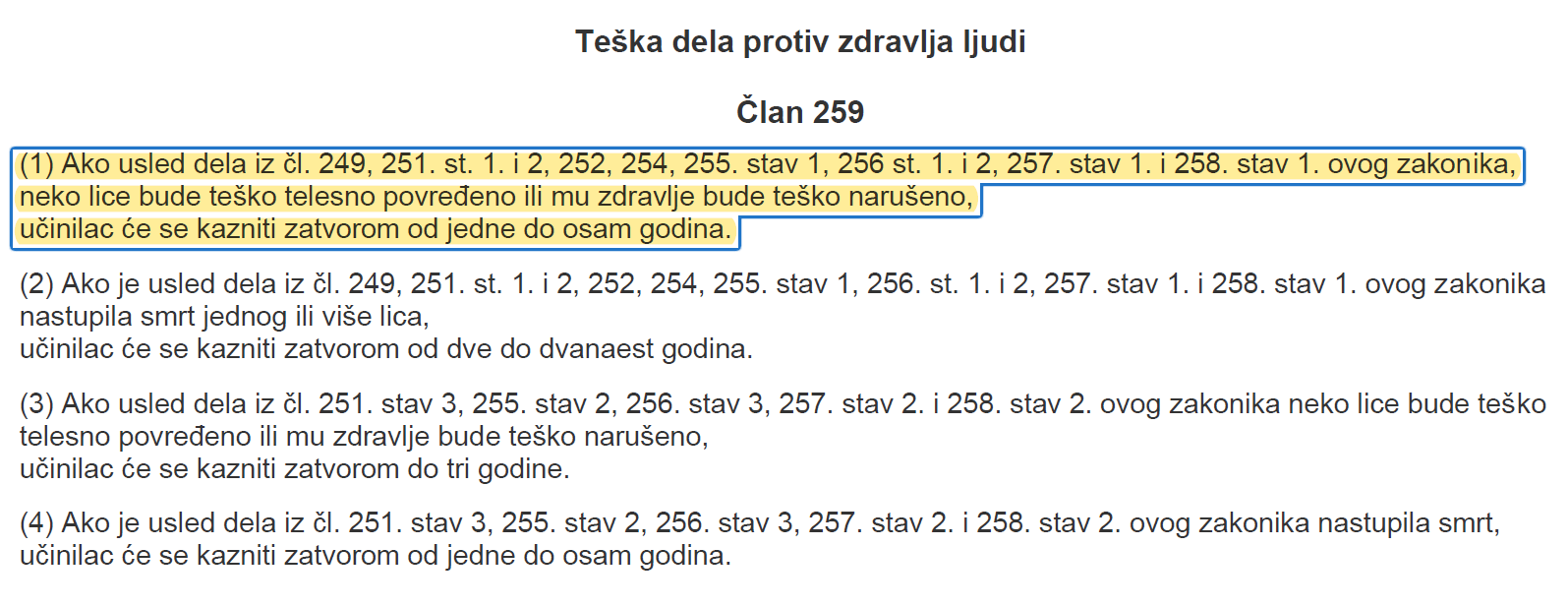 član 259